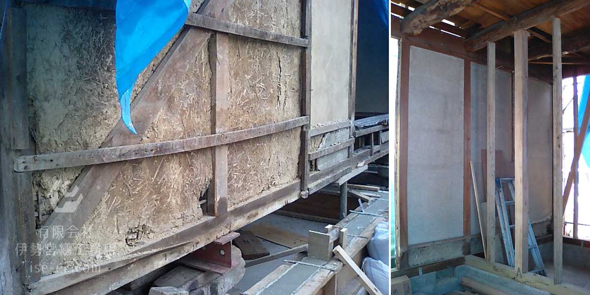 狭い壁でも、部屋の中からでも施工できる。それが耐震補強金具UY-RODです。