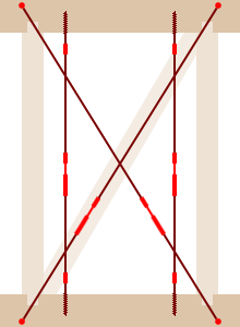 耐震補強木ねじの施工イメージ図