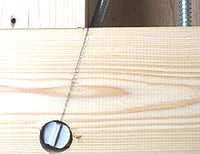 耐震補強UYアンカーナットのツマミ部の画像